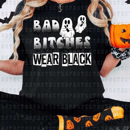 BAD B*TCHES WEAR BLACK FULL COLOR PRINTED APPAREL 59