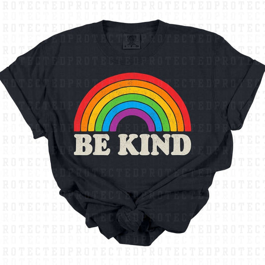 BE KIND RAINBOW FULL COLOR PRINTED APPAREL L7