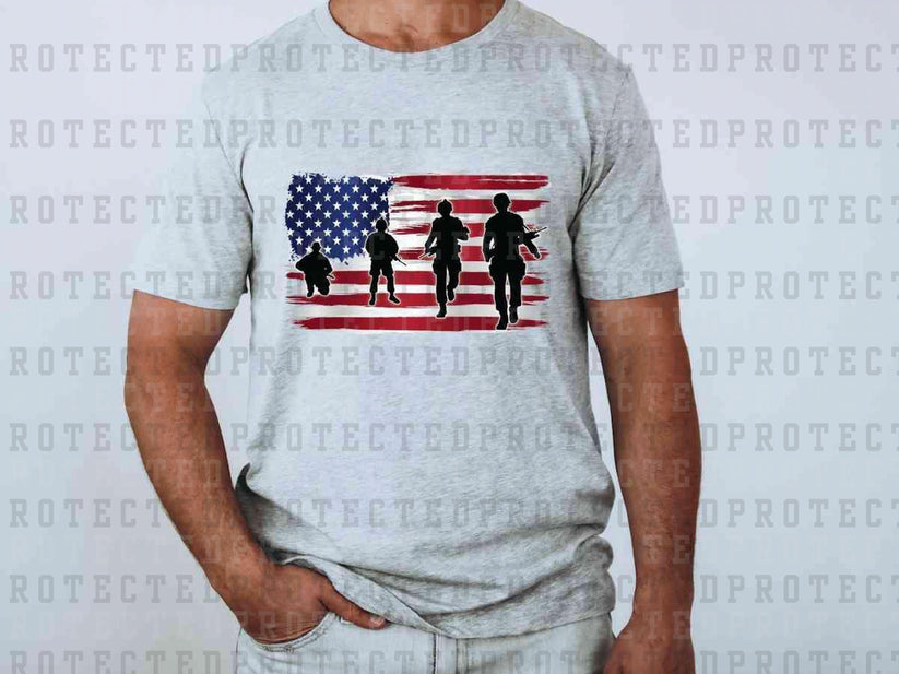 SOLDIER FLAG FULL COLOR PRINTED APPAREL H13