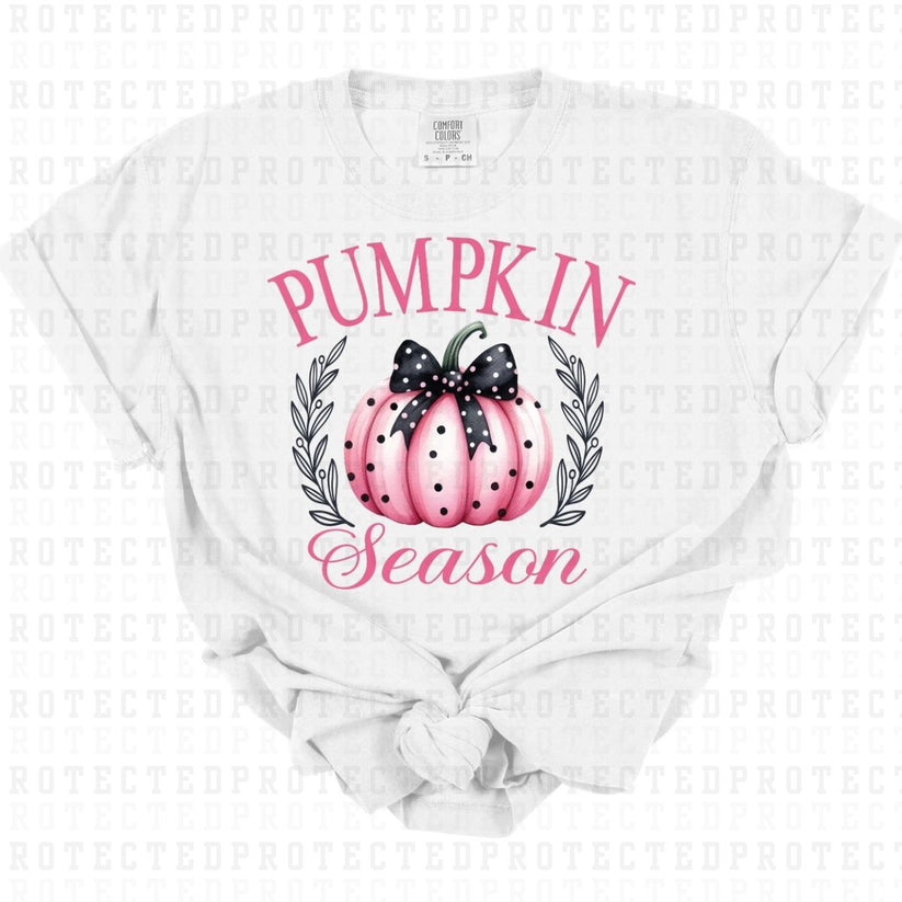 PUMKPIN SEASON (2 SIZES) FULL COLOR PRINTED APPAREL 101