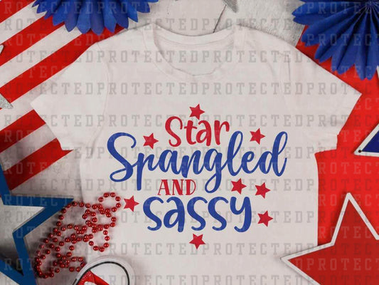 STAR SPANGLED AND SASSY FULL COLOR PRINTED APPAREL E19