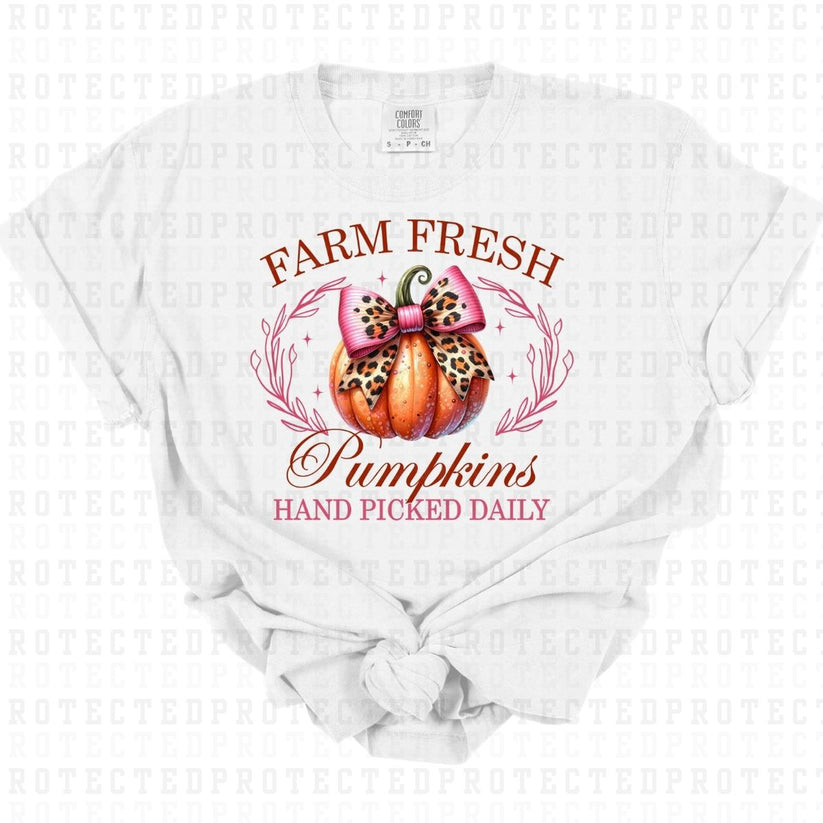 FARM FRESH PUMPKINS FULL COLOR PRINTED APPAREL 98