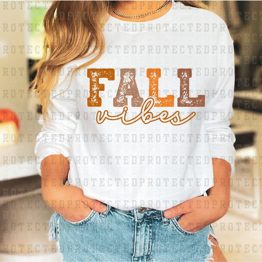 FALL VIBES DISTRESSED FULL COLOR PRINTED APPAREL 58