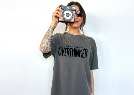 PROFESSIONAL OVERTHINKER SINGLE COLOR TRANSFER F1