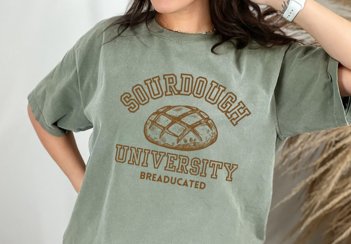 SOURDOUGH UNIVERSITY SCREEN PRINT TRANSFER A2