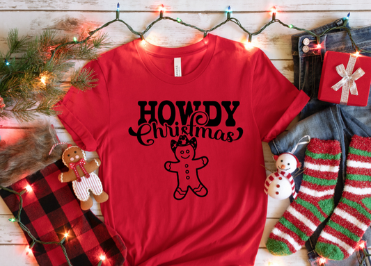 HOWDY CHRISTMAS SCREEN PRINT F7