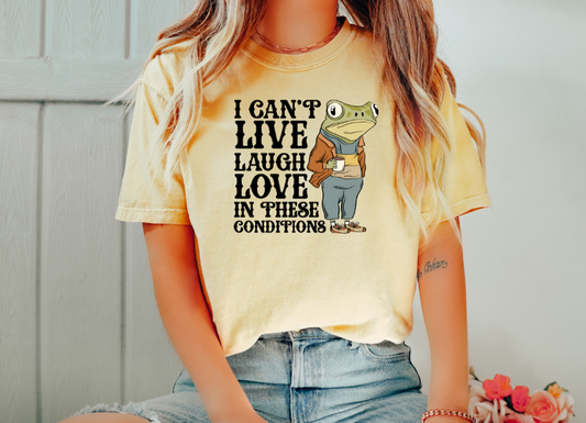 I CAN'T LIVE LAUGH LOVE FULL COLOR SCREEN PRINT TRANSFER 221