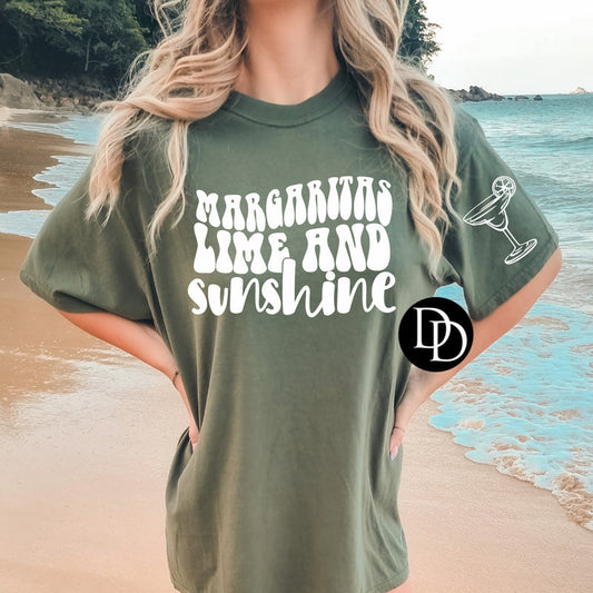 MARGARITAS LIME & SUNSHINE PRINTED APPAREL L2