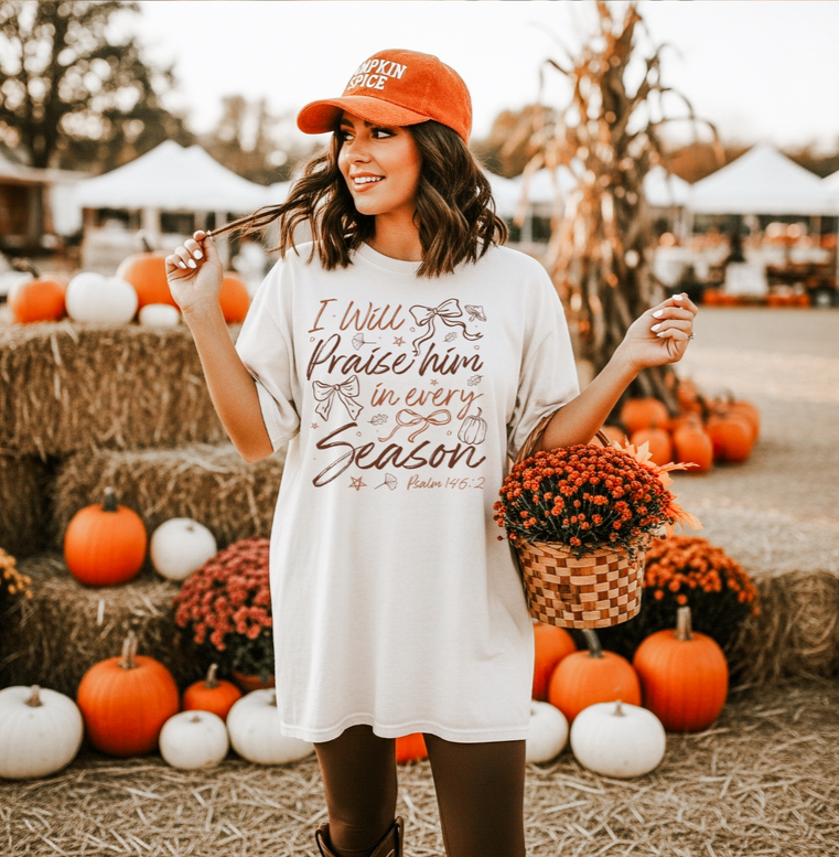 I WILL PRAISE HIM SINGLE COLOR PRINT D20