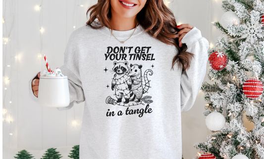 DON'T GET YOUR TINSEL SINGLE COLOR PRINT K2