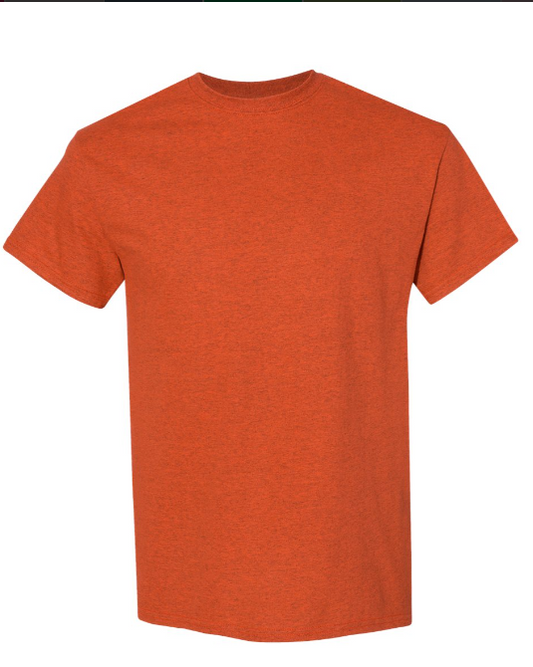 SMALL GILDAN ANTIQUE ORANGE T-SHIRT