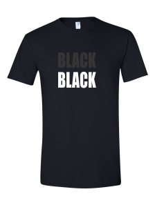 LARGE RTS BLACK GILDAN SOFTSTYLE T-SHIRT