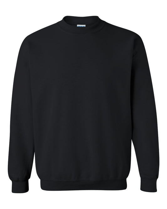 MEDIUM BLACK GILDAN CREWNECK SWEATSHIRT