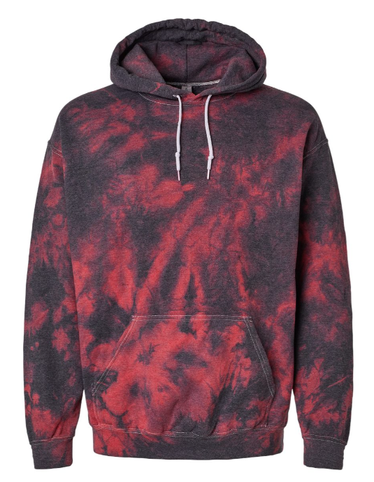 2XL PRE-ORDER TIE-DYE UNISEX HOODED SWEATSHIRT