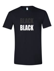 5XL BLACK IN STOCK GILDAN SOFTSTYLE T-SHIRT