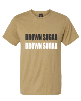 3XL RTS BROWN SUGAR HANES SOFTSTYLE T-SHIRT