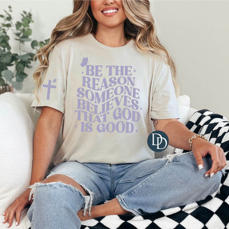 BE THE REASON LAVENDER INK PRINTED APPAREL F16