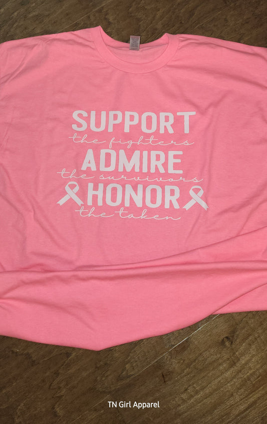 SUPPORT ADMIRE HONOR WHOLESALE SCREEN PRINT TRANSFER C8