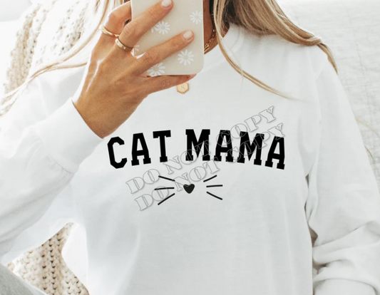 CAT MAMA PRINTED APPAREL C19