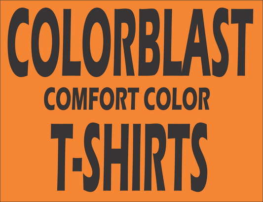 3XL PRE-ORDER COMFORT COLOR COLORBLAST T-SHIRT