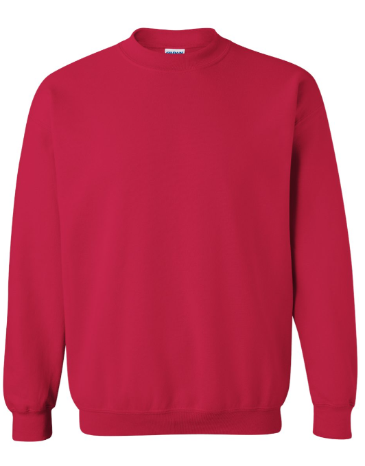 4XL RTS RED JERZEES CREW SWEATSHIRT