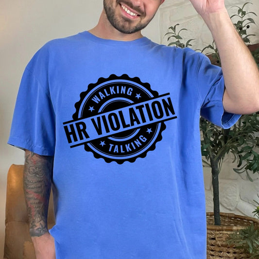 WALKING TALKING HR VIOLATION PRINTED APPAREL H24