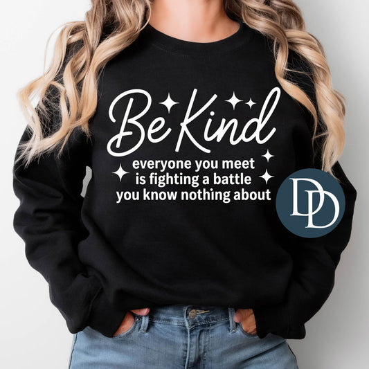 BE KIND SINGLE COLOR PRINT D1