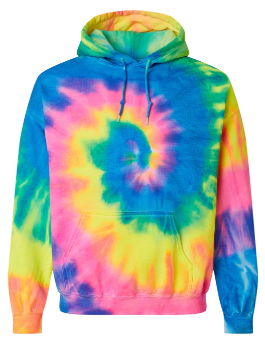 LARGE PRE-ORDER TIE-DYE UNISEX HOODED SWEATSHIRT