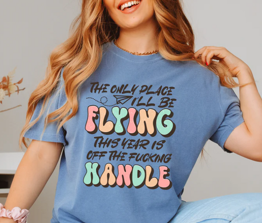 FLYING OFF THE HANDLE COLOR PRINTED APPAREL J6