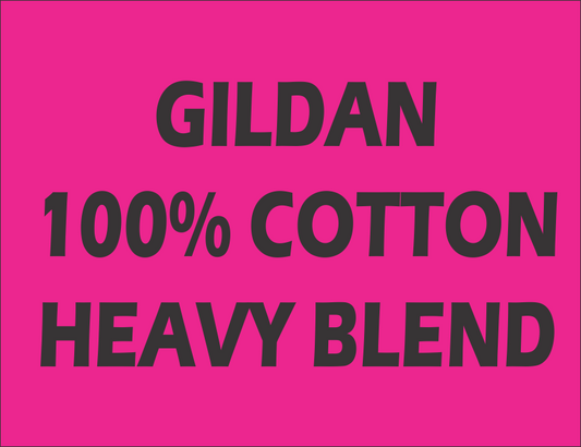 MEDIUM PRE-ORDER GILDAN 100% HEAVY COTTON T-SHIRT