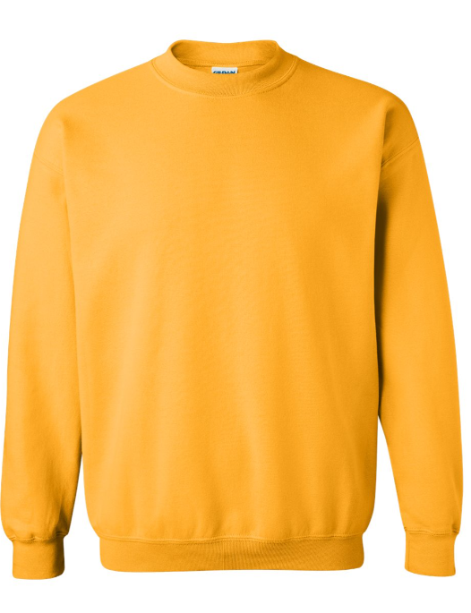 XL GOLD GILDAN CREWNECK SWEATSHIRT