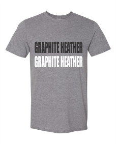 XL RTS GRAPHITE HEATHER GILDAN SOFTSTYLE T-SHIRT