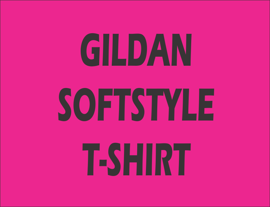 4XL PRE-ORDER GILDAN SOFTSTYLE UNISEX T-SHIRT