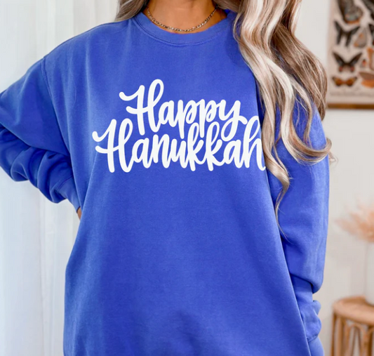 HAPPY HANUKKAH PRINTED APPAREL G8