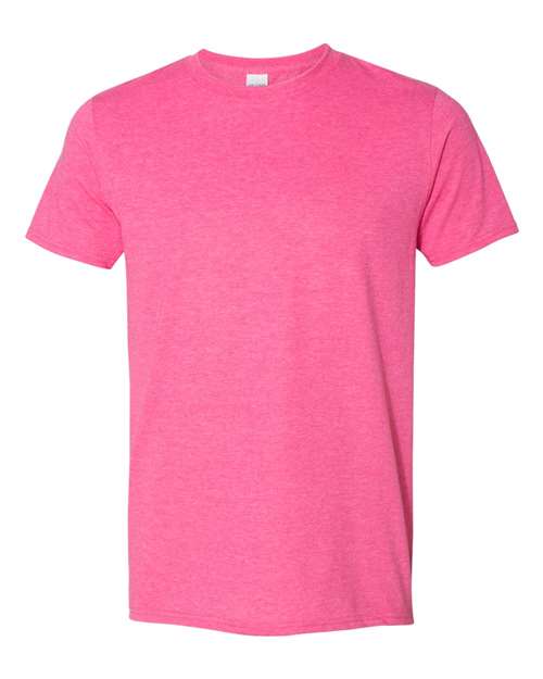 SMALL HEATHER HELICONIA GILDAN SOFTSTYLE T-SHIRT