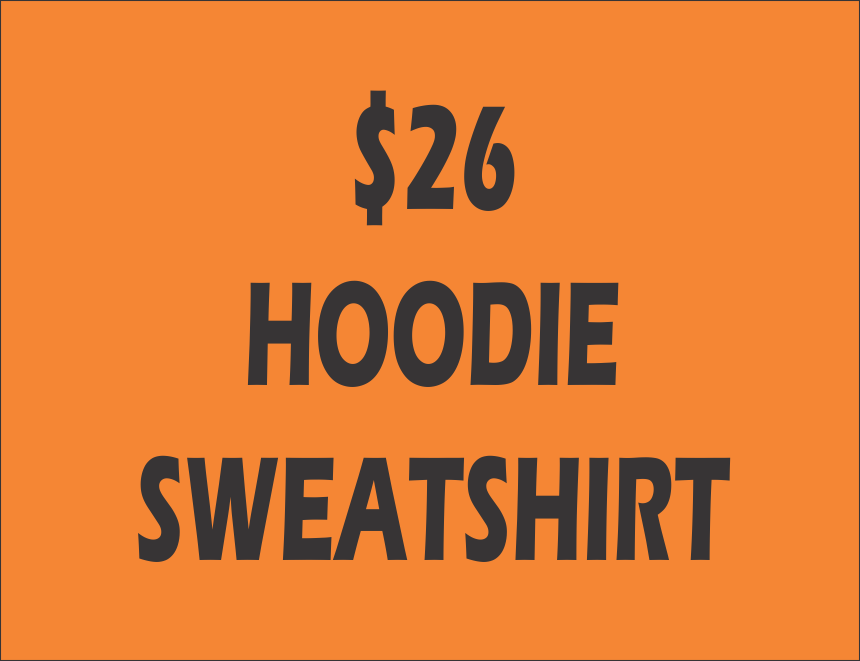 MEDIUM PRE-ORDER UNISEX HOODIE SWEATSHIRT