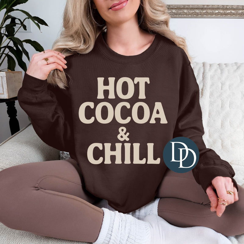 HOT COCOA & CHILL SINGLE COLOR PRINT D5
