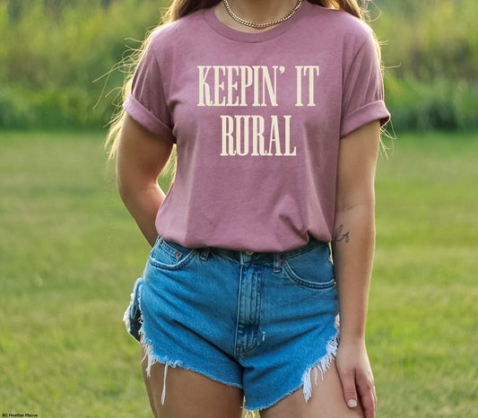 KEEPIN' IT RURAL PRINTED APPAREL I14