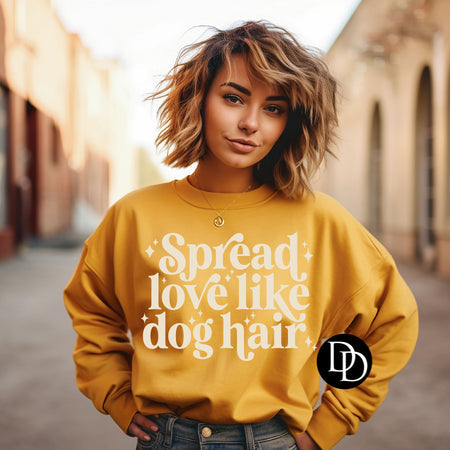 SPREAD LOVE LIKE DOG HAIR PRINTED APPAREL B8