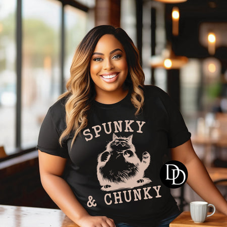 SPUNKY & CHUNKY TAN INK PRINTED APPAREL K20