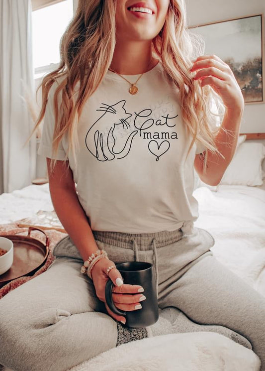 CAT MAMA PRINTED APPAREL L4