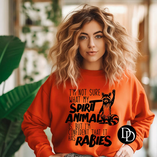 SPIRIT ANIMAL RABIES PRINTED APPAREL H12