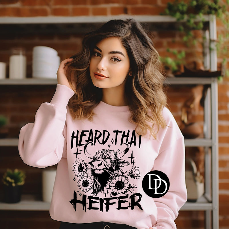 HEARD THAT HEIFER PRINTED APPAREL F22