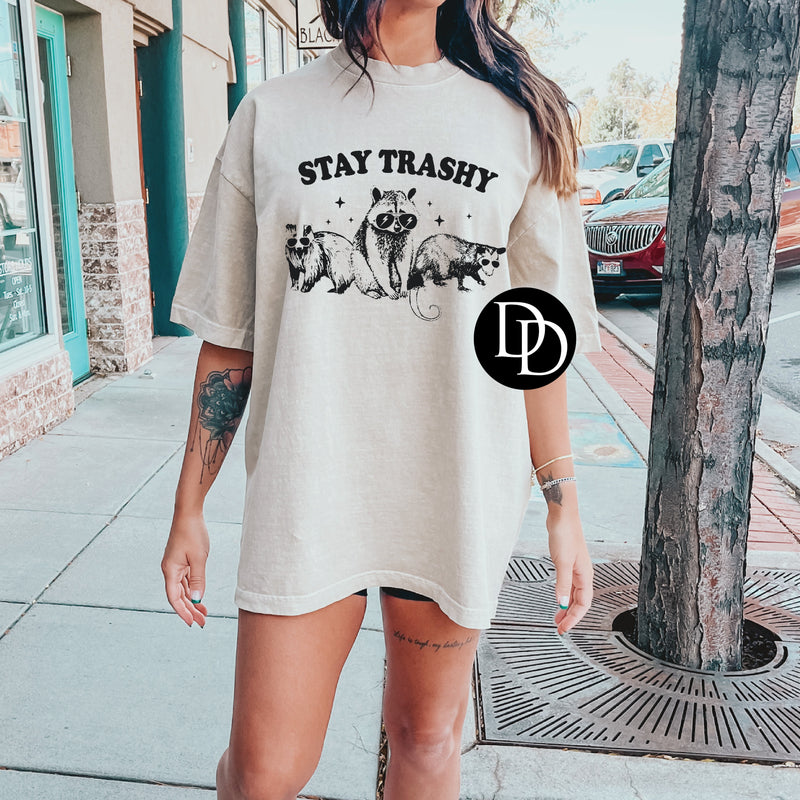 STAY TRASHY PRINTED APPAREL L6