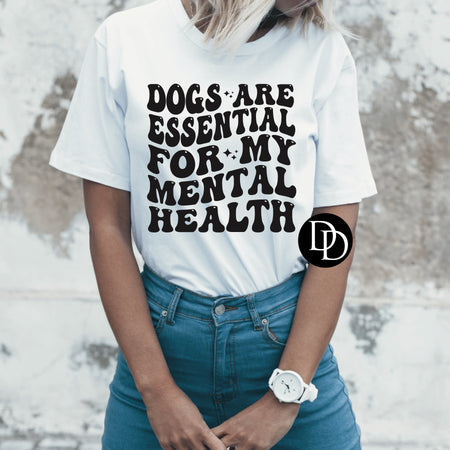 DOGS ARE ESSENTIAL PRINTED APPAREL L9