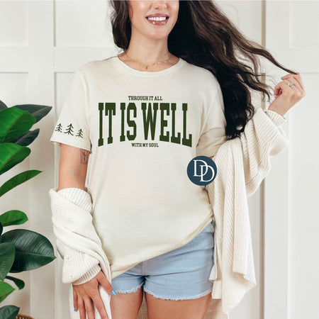 IT IS WELL WITH MY SOUL PRINTED APPAREL B8