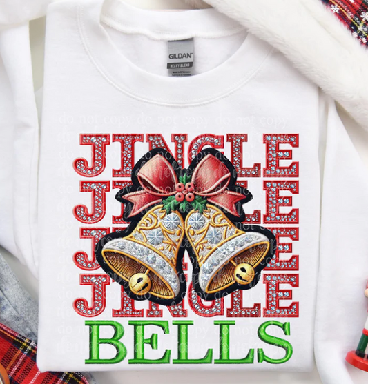 JINGLE BELLS FULL COLOR PRINTED APPAREL 156