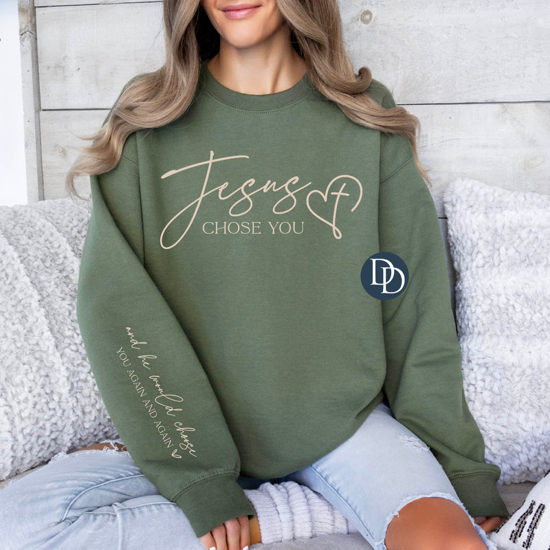 JESUS CHOSE YOU PRINTED APPAREL A10