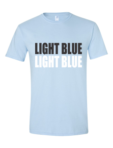 XL RTS LIGHT BLUE GILDAN SOFTSTYLE T-SHIRT