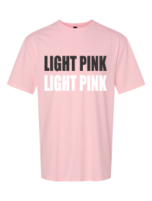 YOUTH SMALL LIGHT PINK GILDAN SOFTSTYLE TEE